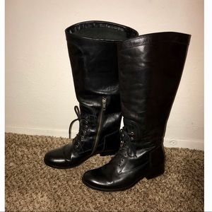 FRYE •MELISSA RIDING LACE UP BOOTS ✨